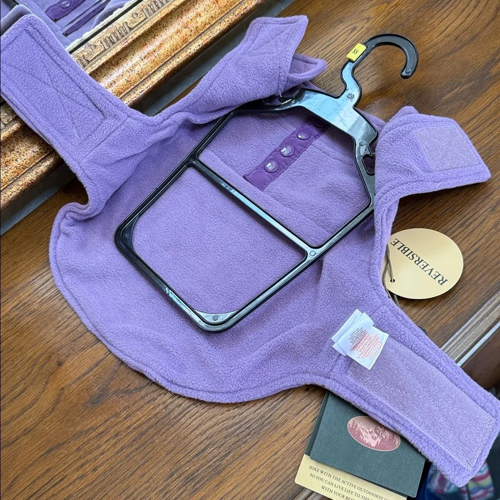 Telluride Dog Jacket. Reversible with Purple Quilted side or Fleece side. Sz XS. - Picture 11 of 14